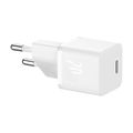 Mini nástenná nabíjačka Baseus GaN5 20 W (biela)