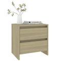 vidaXL Nočný stolík, dub sonoma 45x34,5x44,5 cm, kompozitné drevo