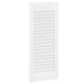vidaXL Dvierka skriniek Louvred Design 4 ks Biela 69x29,5 cm