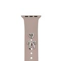 Pin Charms set for watch straps bow silver