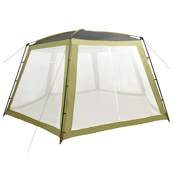 vidaXL Stan na bazén, látka 660x580x250 cm, zelený
