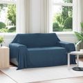 vidaXL Prikrývky na hodenie 6 ks Námornícka modrá 280 x 210 cm 4.74 kg