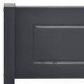 vidaXL Posteľný rám borovicový masív sivý 120x200 cm