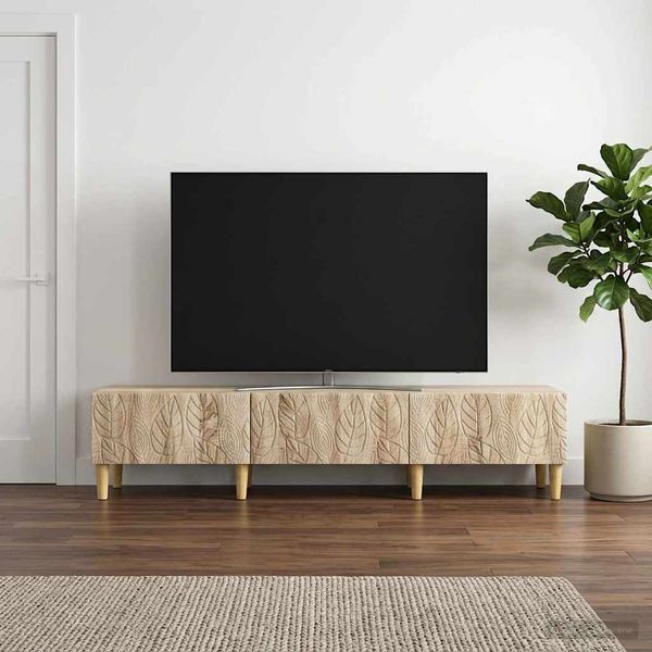 vidaXL TV skrinka 147 x 34,5 x 30 cm Dub sonoma Kompozitné drevo