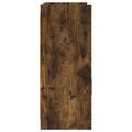 vidaXL Servírovacia skriňa Dymový dub 98,5 x 33 x 80 cm