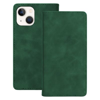 Smart Suede puzdro pre iPhone 14 6,1" zelená