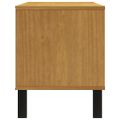vidaXL TV skrinka FLAM 110x40x50 cm masívna borovica