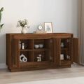 vidaXL Komoda hnedý dub 102x35x55 cm spracované drevo