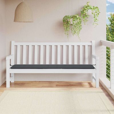 vidaXL Podložka na záhradnú lavičku 200x50x3 cm, oxfordská látka