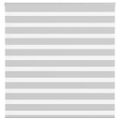 vidaXL Zebra roleta svetlosivá 145x100cm šírka látky 140,9cm polyester