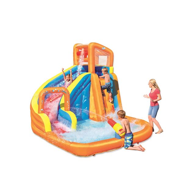Bestway H2OGO Tobogán Turbo Splash Water Zone-Mega Water Park 53301