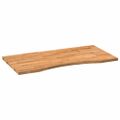 vidaXL Stolová doska bledohnedá 100x50x2,5 cm dubový masív obdĺžnikový