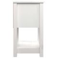 vidaXL Nočné stolíky 2 ks biele 40x35x61,5 cm masívne borovicové drevo