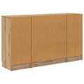 vidaXL Servírovacia skriňa 3 ks Remeselný dub 120 x 30 x 70 cm