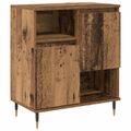 vidaXL Servírovacia skriňa Staré drevo 60 x 35 x 70 cm