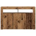 vidaXL Servírovacia skriňa Staré drevo 116 x 30 x 75 cm