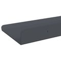 vidaXL Závesná polica 4 ks Antracit 100 x 9 x 2,5 cm Oceľ