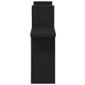 vidaXL Nástenné police 2 ks čierne dub 38x12x38 cm kompozitné drevo