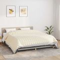 vidaXL Záťažová prikrývka bledokrémová 220x260 cm 11 kg látka