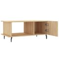 vidaXL Konferenčný stolík dub sonoma 90x50x40 cm kompozitné drevo