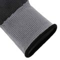 vidaXL Pracovné rukavice 12 ks Šedá a čierna 10 / xl Polyester