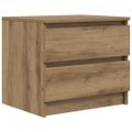 vidaXL Nočný stolík dub artisan 50x40x43,5 cm kompozitné drevo