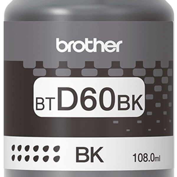 Brother - Originálna čierna inkoustová fľaša, BTD60BK
