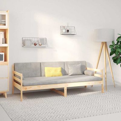 vidaXL Denná posteľ s matracom 90x190 cm masívna borovica