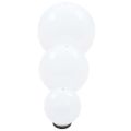 vidaXL Sada LED lámp v tvare gule 3 ks 20/30/40 cm PMMA
