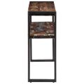 vidaXL Konzolový stolík 120x30x75 cm masívne recyklované drevo