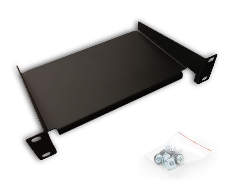 DATACOM 10'' Polica 160mm 1U čierna