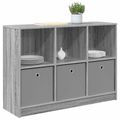 vidaXL Servírovacia skriňa Sivý Sonoma 102 x 32 x 73,5 cm