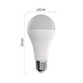 LED žiarovka EMOS ZQW516R GoSmart WIFI A65 / E27 / 14 W (94 W) / 1 400 lm / RGB / stmievateľná