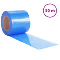 vidaXL Záves na dvere, modrý 200 mmx1,6 mm 50 m, PVC