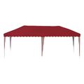 vidaXL Prístrešok na párty 575 x 290 x 245 cm Vínovo červená
