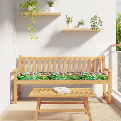 vidaXL Vankúš na palety Kvetinový Tropická džungle 180 x 40 x 8 cm