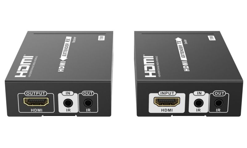 PremiumCord HDMI HDbaseT extender Ultra HD 4k, 70m Extender, HDMI, HDBaseT, CAT5e/CAT6/CAT7, vysielač+prijímač, 70m, 4K pri 30Hz, RJ-45