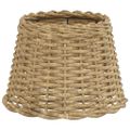 vidaXL Tienidlo na lampu hnedé Ø30x20 cm prútené
