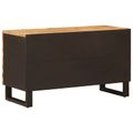 vidaXL TV skrinka Hnedá 80 x 33 x 46 cm Masívne mango drevo