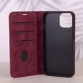 Smart Suede case for iPhone 13 6,1" maroon