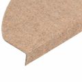 vidaXL Nášľapy na schody samolepiace 30 ks béžové 65x22,5x3,5 cm