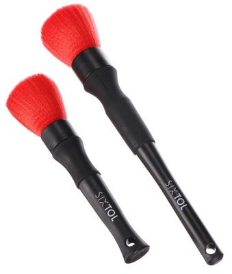 Sada precizních štětců pro čištění auta CAR DETAILING BRUSH 2 BASIC, 2ks SIXTOL