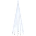 vidaXL Vianočný stromček s hrotom 732 studených bielych LED 500 cm