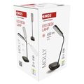LED stolná lampa EMOS Z7638B MOLLY, čierna