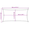 vidaXL Tieniaca plachta 160 g/m² bledozelená 4x7 m HDPE