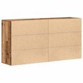 vidaXL Servírovacia skriňa 2 ks Staré drevo 79 x 38 x 80 cm