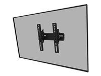Montážna sada (montáž na stenu) - pre plochý panel - uzamykateľný - čierna - veľkosť obrazovky: 24"-55"
