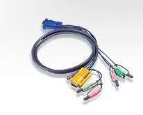 ATEN KVM združ. kábel k CS-1732,34,54,58, PS2, 3m