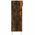 vidaXL Botník dymový dub 60x35x105 cm kompozitné drevo