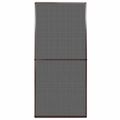 vidaXL Hinged Hmyzová sieť Hnedá a čierna 100 x 215 cm